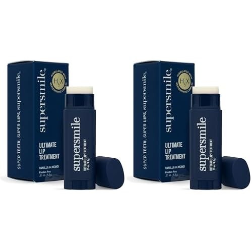 Supersmile Ultimate Lip Treatment - Healing for Dry, Cracked Lips - Nourishing Lip Balm with Collagen & Shea Butter - Hydrating Lip Plumper & Soothing Lip Moisturizer