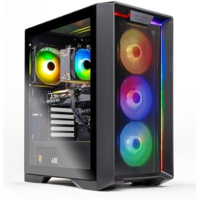 Skytech Gaming Nebula Desktop PC, Intel i3 10105F 3.7 GHz 4.4GHz, NVIDIA GTX 1650 4GB, 500GB NVMe SSD, 16GB DDR4 RAM 3200, 650W Gold PSU, Wi-Fi, Win 11