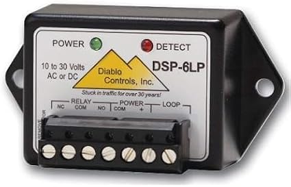 Diablo DSP-6LP 10-30 VAC/DC Low Power Loop Detector (Fail Secure)