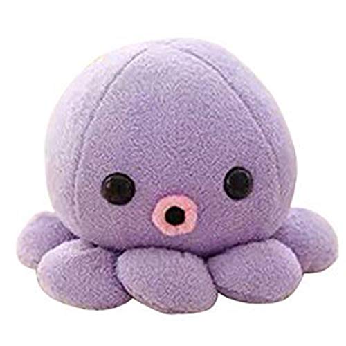AngelGift 10cm Cute Octopus Plush Toy Soft Stuffed Animal Doll Xmas Christmas Birthday Valentine Gift Purple