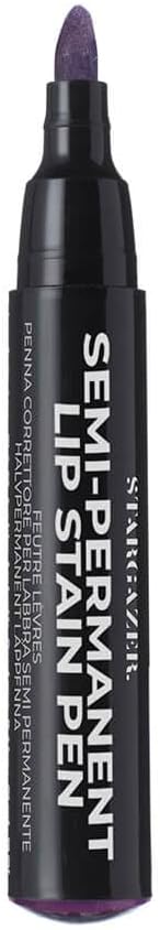Stargazer Semi-Permanent Vegan Lip Stain Pen 10. Up To 12 Hour Creamy Matte Lip Colour With Reversible Nib