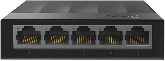 TP-Link Litewave 5 Port Gigabit Ethernet Switch | Desktop Ethernet Splitter | Unshielded Network Switch | Plug & Play | Fanless Quiet | Unmanaged LS1005G