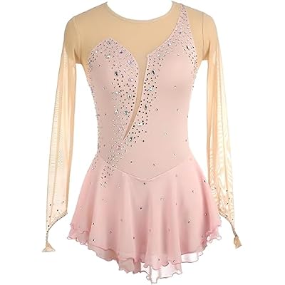 Figure Skating Dress Women, Roller Skating Outfits for Women, Ice Skating Clothes for Girls Ballet Competition Dresses