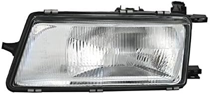 Left Headlight compatible with Opel Vectra A 1988 1989 1990 1991 1992 VP1038L Front Car Light Lamp Headlamp Driver Side Headlights Assembly Projector Chrome LHD
