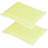 LOLA Nylon Netting Sponge Cleaning Scrubber Pad, 2 Pack, Non Scratch, Safe on Non-Stick Surfaces Coated Cookware & Dishes - Gentle Effective Cleaning