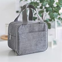 Lunch Bag,Insulated Lunch Bag Large Waterproof Lunch Tote Bag for Women Men Adult for Work, Office, Picnic, Outdoor(Gray)