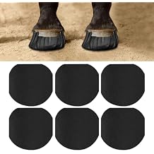 6/12 Pack Horse Hoof Tape, Cotton Strong Sticky Horse Hoof Wraps, Breathable Magic Cushion Hoof Packing, Additional Protection for Hoof Hoove Wound Management and Laminitis Abscess Relief (6)