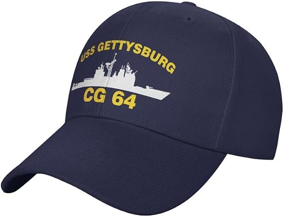 USS Gettysburg CG 64 Flag Baseball Caps-Denim Hats Fisherman's hat Knitted hat