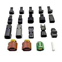 19PCS Electrical Tuner Harness Plug Kit Connector Replacement Kit for Ford F-Series 2011-2014 6.7L