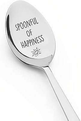 Best Friends Spoon Gifts for Women & Men - BFF & Bestie Birthday Gift for Mom, Dad, Daughter & Son - Engraved Dessert & Coffee Spoon for Coffee & Tea Lovers