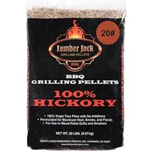 100% Hickory Lumber Jack BBQ Pellets (20)