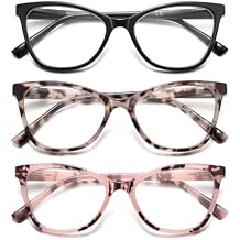 LKEYE Reading Glasses Women Cat Eye Blue Light Computer Readers Stylish Spring Hinge Designer Fashion Cute Eyeglasses LK6094