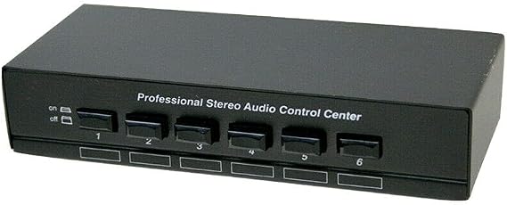 All-in-1 Stereo Audio Routing Switch + Audio Splitter + Audio Mixer