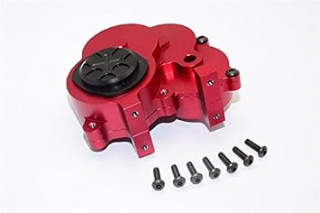 GPM For Gmade Crawler R1 Rock Buggy Upgrade Parts Aluminum Transmission Housing - 1 Set Red