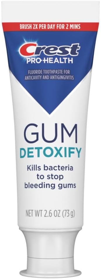 Crest Pro-Health Gum Detoxify Deep Clean Toothpaste 2.6 oz - Anticavity, Antibacterial Flouride Toothpaste, Clinically Proven, Gum and Enamel Protection, Plaque Control