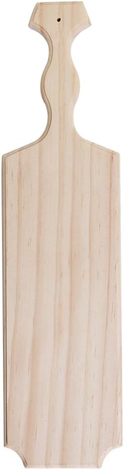 18 Inch Greek Fraternity Paddle, Unfinished Pine Wood Paddle
