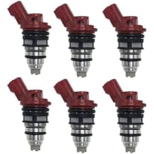 fuel injectors Set Of 6 Fuel Injector 1990-1994 Compatible For Nissan 300ZX 3.0L V6 Z32 270cc