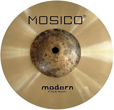Mosico Bronze Alloy 6Splash Cymbal Modern Series Hand Hammered Cymbal for Drum Set