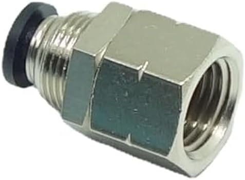 1 Piece Push to Connect Bulkhead Female Fittings 1/4" OD x 1/4" NPT Female Connector