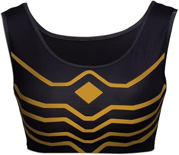 Boku No Hero Academia Hawks Sleeveless Crop Top Women's Anime Basic Tank Top Vest
