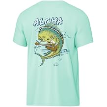 Palmyth Boys Fishing Shirt Short Sleeve UPF 50+ Youth T-Shirt Sun Protection Tee