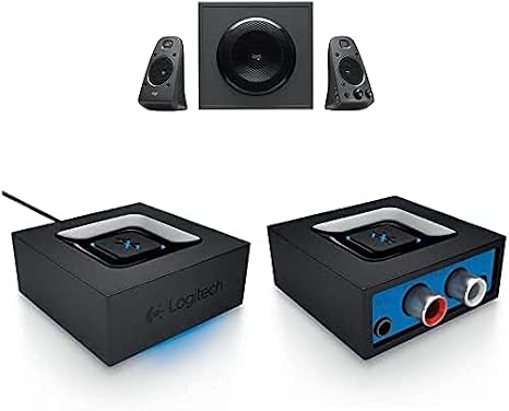 Logitech Z625 Powerful THX Certified 2.1 Speaker System with Bluetooth Audio Adapter for Bluetooth Streaming