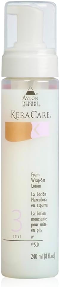 Avlon KeraCare Foam Wrap-Set Lotion 235 ml or 8oz