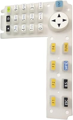 Soft Silicone LCD Screen Keyboard Replacement Keys RJP-IM55 For Total Station TS02, TS06, TS15, GM52, IM52, ES602G, GTS1002, NiK, N2, N5, And K2A