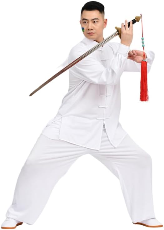 SYANKANGXIAO Chinese Traditional Kung Fu Tai Chi Suit Uniform for Women Men Martial Arts WuShu Clothing
