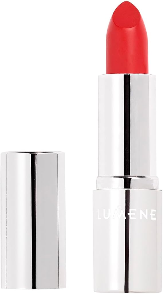 LUMENE Luminous Moisture Lipstick Bright Finish Moisturizing Effect Lipstick 12 Strawberry Kiss