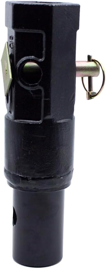 Auger Adapter 2 inch Female Hex to 2-9/16 Male Round Drive Shaft Convert