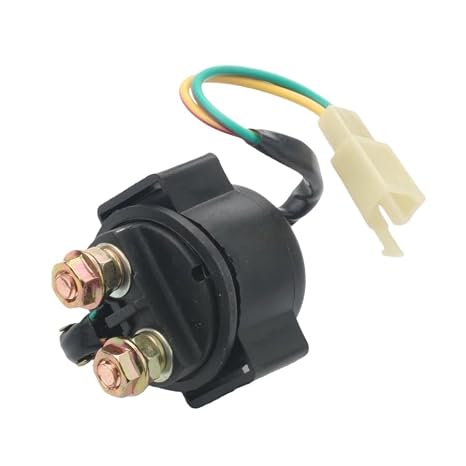 Relay Starter Scooter Starter Solenoid & Relay for SYM Orbit 1 for Symply 50 for Fiddle 2 50cc 4-Stroke AC After 2008 (AW05W)