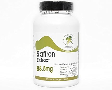 Saffron Extract 88.5mg ~ 90 Capsules - No Additives ~ Naturetition Supplements