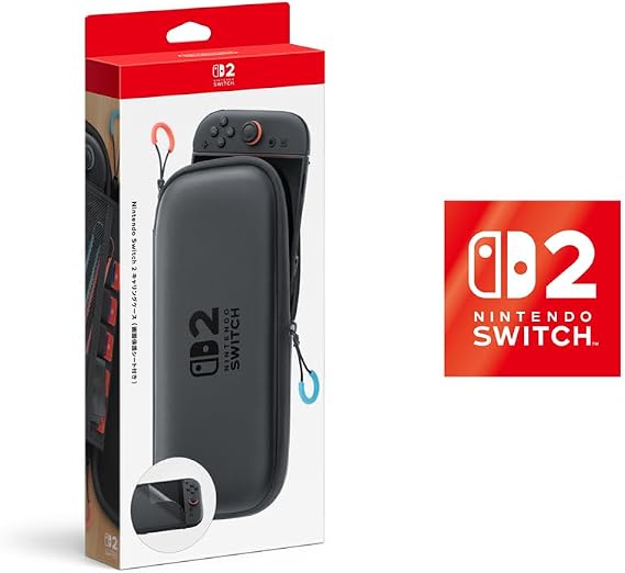 Genuine Nintendo Switch 2 carrying case screen protection sheet included Limited bonus Nintendo Switch 2 logo design sticker included