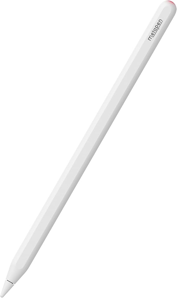 Metapen A14 iPad Stylus, Magnetic Wireless Charging & Bluetooth Shortcuts, Only for Apple iPad Pro 11(1st4th Gen)&12.9(3rd6th Gen),iPad Air 4th Gen,iPad mini 6, Palm Rejection
