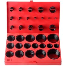 419PCS Car O Ring Assortment Kit, Rubber SAE Metric Vehicle O-Rings Seal Washer Set in 32 Sizes, Universal Rings Gaskets Accessories for Plumbing Automotive Faucet Repair More