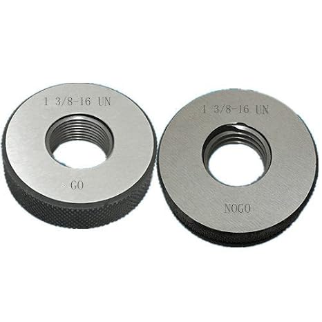 1 3/8-16 UN Thread Ring Gage 2A GO NOGO 100% Calibrated Ship by FedEx Delivery in 4 Days