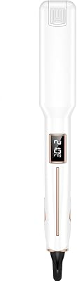 Professional Hair Straighteners Nano Titanium Hair Straightening Flat Iron, Lightweight White Adjustable Temperature Settings 160 -230 for All Hair Types