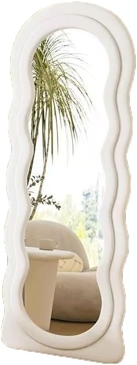 Mirror Full Length Full Body Mirror Bedroom Fitting Dressing Cream Home Floor Room Decor