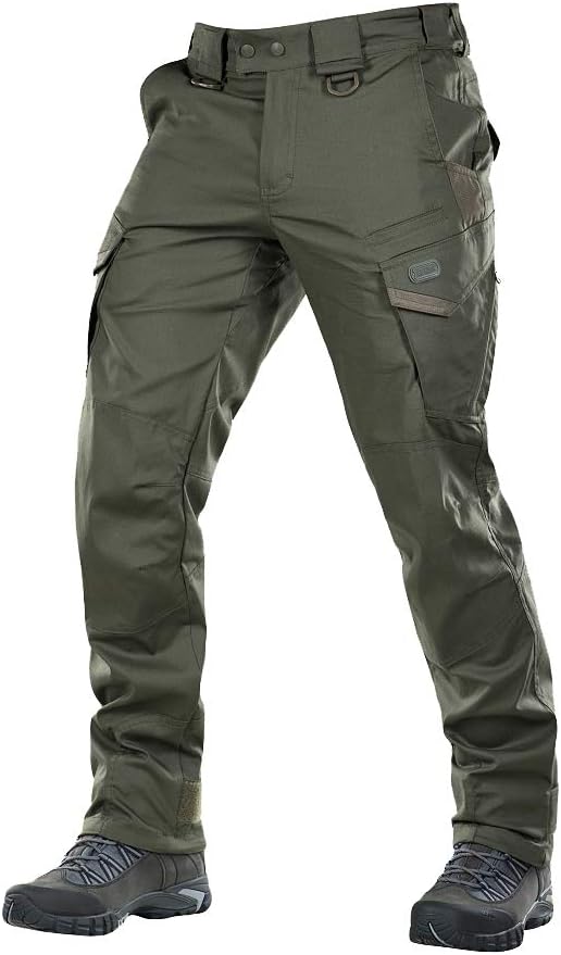 M-Tac Aggressor Gen II Flex Tactical Pants for Men, Ripstop Stretch Cargo Pants with Reinforced Knees and Multiple Pockets