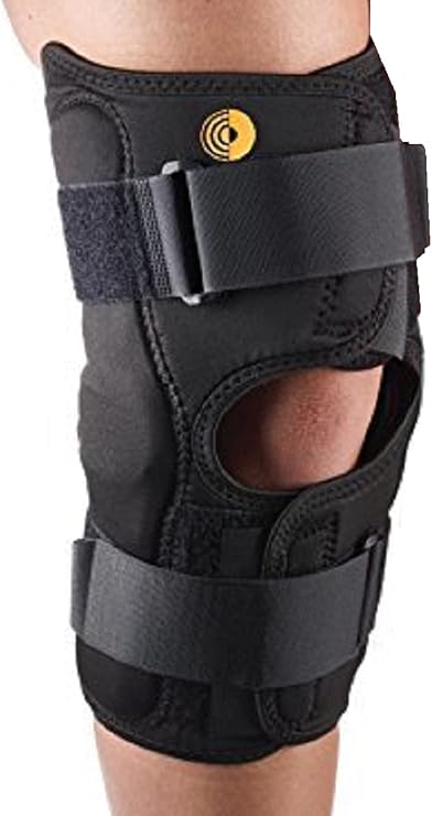 Corflex CoolTex Anterior Closure Wrap Around Hinged Knee Brace-3XL - Open Popliteal