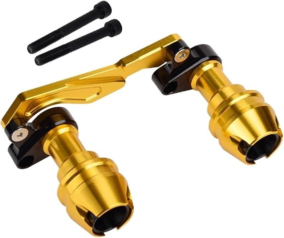 Motorcycle Engine Frame Slider Motorcycle Front and Rear Wheel Anti-Falling Ball for Suzuki HAOJUE UHR150 UHR125 Exhaust Pipe Falling Protection Accessories