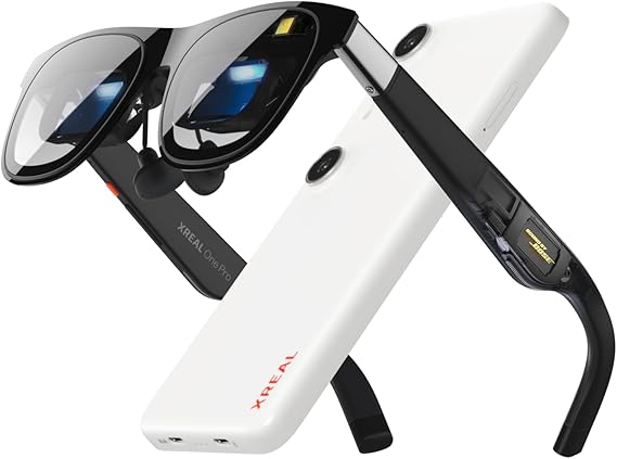 XREAL ONE PRO AR Glasses L(IPD 66-75mm) and Beam Pro 5G (8G+256G) Bundle Supports All Google Play Store Apps, Elevate Your Spatial Experience