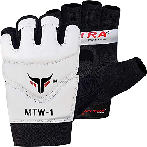 Mytra Fusion Taekwondo Boxing Gloves, Muay Thai Training, Hand Protector Gear Taekwondo Sparring Gloves