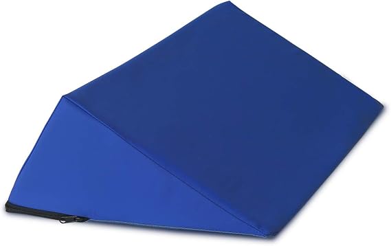 NYOrtho Positioning Wedge 30 Bed Wedge Pillow for Pressure Relief & Alignment Slip-Resistant, Easy-to-Clean, Wipeable Vinyl for Side Sleepers & Elderly Patient Support Cushion 16x12x7 in