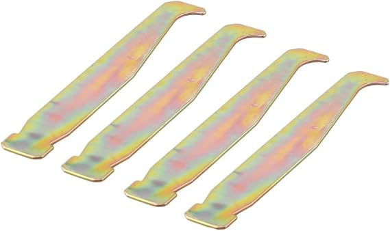 Chainsaw Guide Bar Groove Cleaner Tools (4 Pack) Clean Oil Holes & Bar Rails, Restore Cutting Performance Carbon Steel, Fits Most Chainsaws