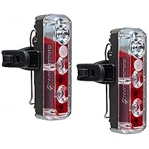 Blackburn 2'Fer-XL Multisport 200 Lumen Front and or Rear Waterproof Rechargeable Lights - Easy Mount Handlebar or seatpost