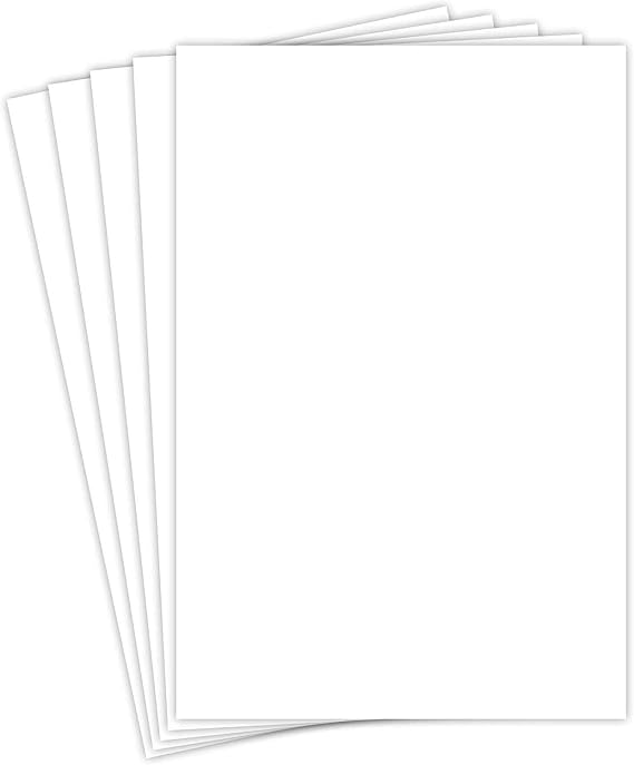White Card Stock Paper | 11 x 17 Inches | Tabloid or Ledger | 50 Sheets Per Pack | 100lb Cover (270gsm) Cardstock, Smooth Finish (Blank Cardstock)