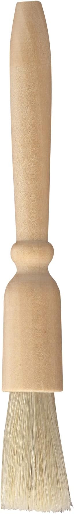 Fino Coffee Grinder Cleaner and Pastry Brush, Natural Wood Handle with Boar Bristles