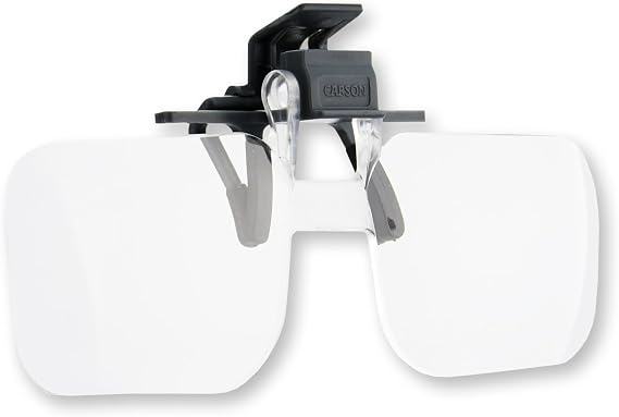 Carson Clip and Flip 1.5x Power Magnifying Lenses (OD-10)
